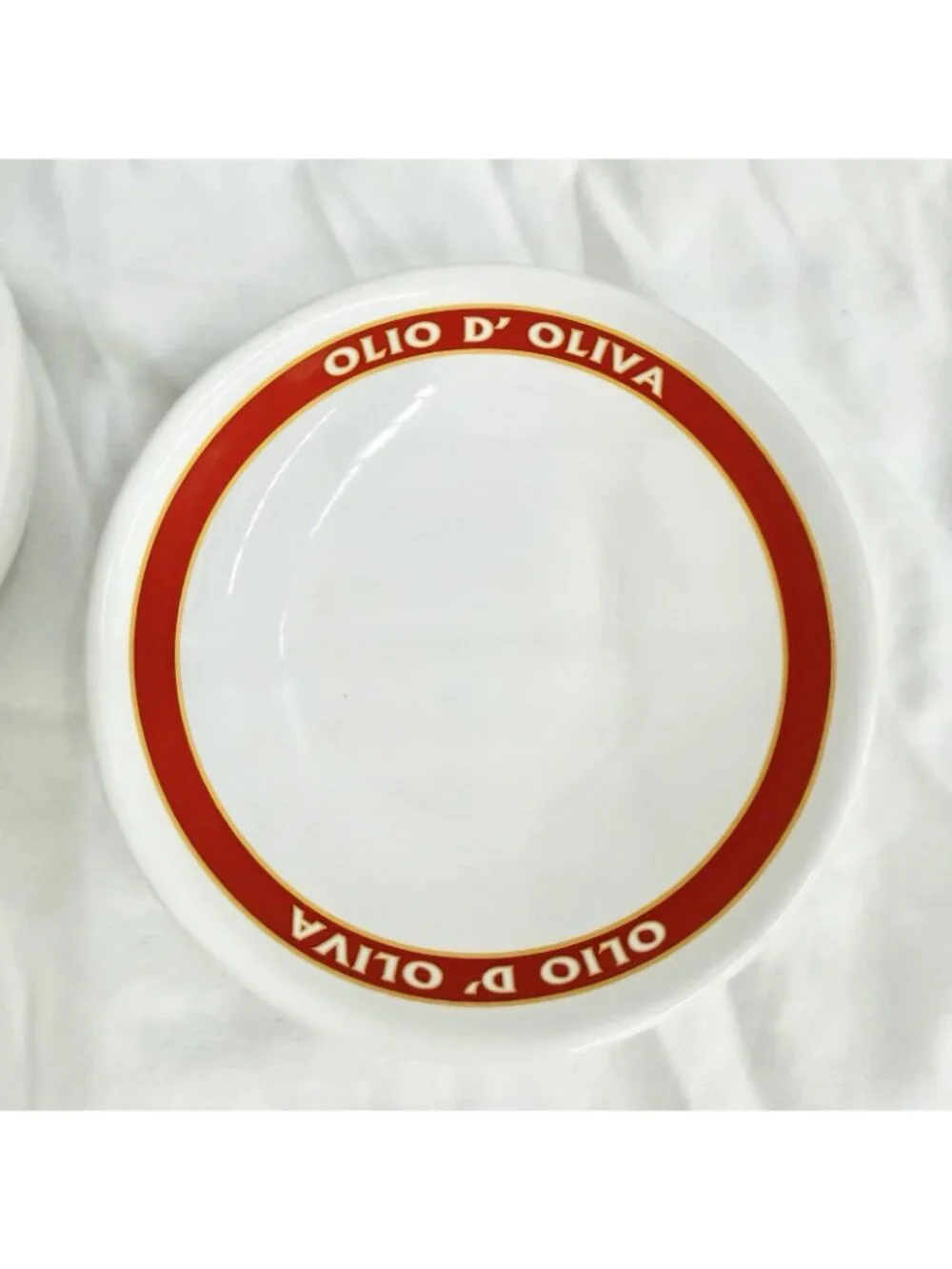 Pottery Barn Vintage Pasta Parmesan Cheese & Olive Oil Covered Dish Set Ceramic